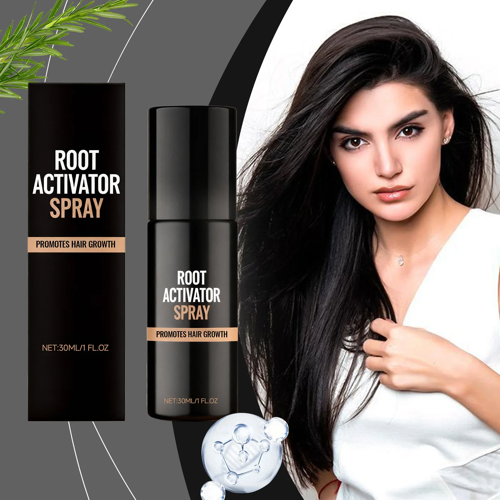 

Hair Growth Spray Strengthening Hair Root Activator Anti Hair Loss Treatment Scalp Care Products Boost Hair Growth Promoter 30ml