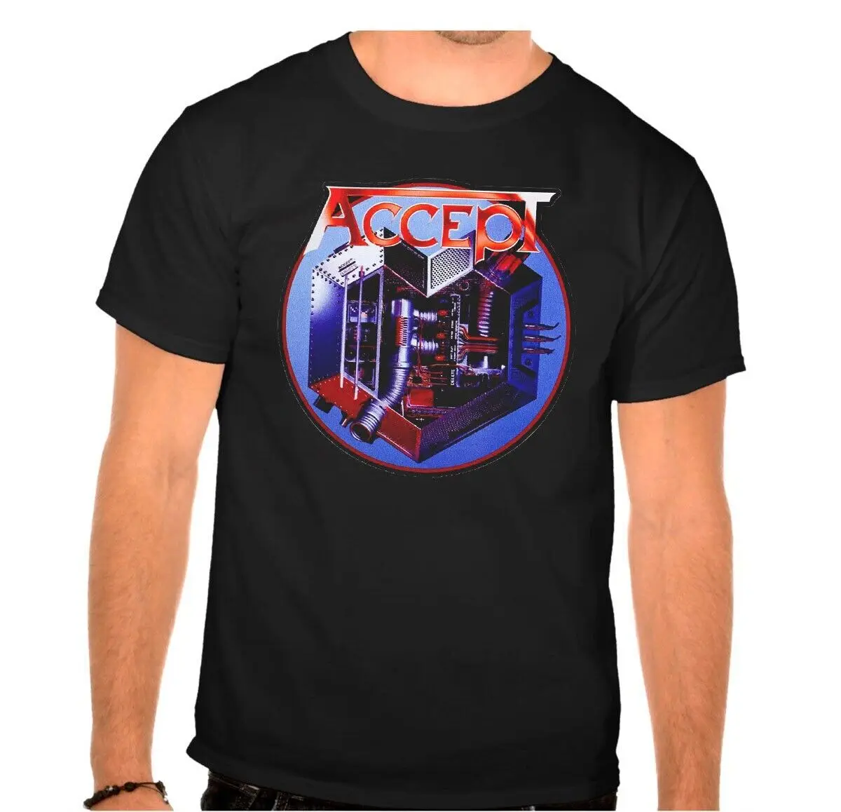 

ACCEPT Rock Band Music legends BLACK T Shirt 899