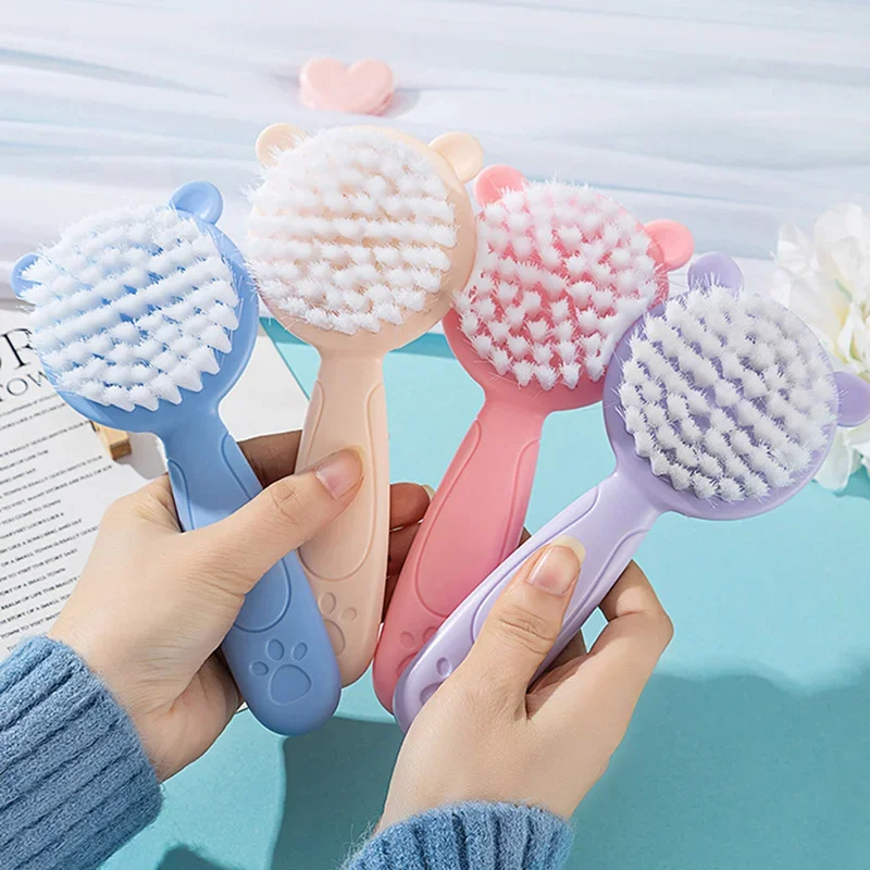 Ensemble de brosse à cheveux et peigne pour nouveau-nés et tout-petits, poils doux, cadeau parfait pour bébé, enfants mignons, ensemble de 2 pièces