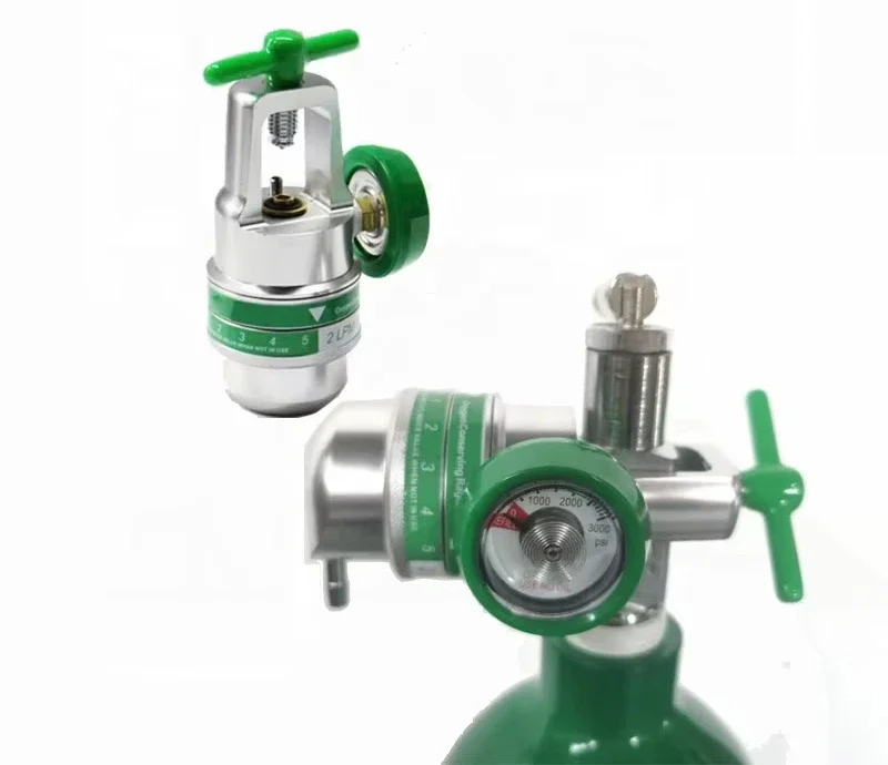 Manufacturer Hot Sale Click Style Medical Conserver Device for Oxygen tank , Oxygen Regulator Conserver, Oxygen Conserver Device