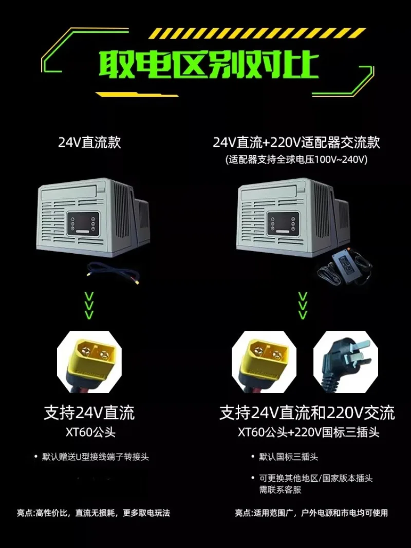 

24V DC Inverter Window-Mounted Split Outdoor Camping Tent Mobile Air Conditioner Portable Parking Air Conditioner