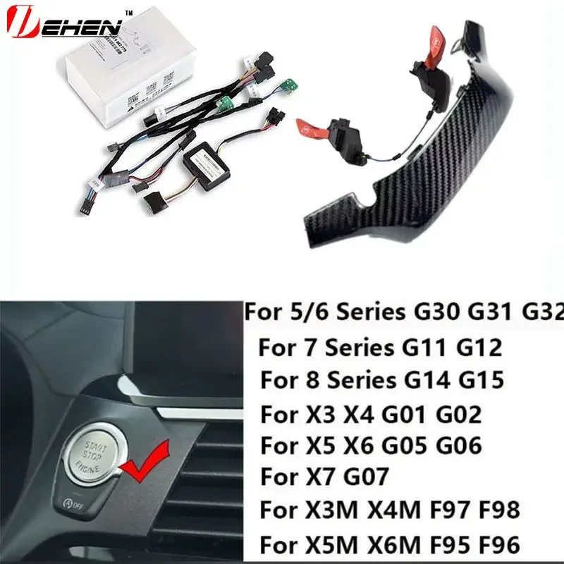 Fit For X3 X4 X5 X6 X7 X3M X4M X5M X6M 5678 series  Steering Wheel M1 M2 Buttons Mode Switch M Sport Button Modified Accessories