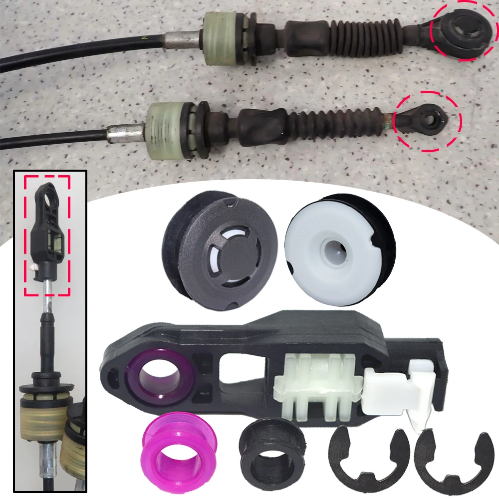 MT Gear Shift Cable Linkage End Rod Bushing Shifter Selector Kit accessories For Suzuki Swift AZG 2010 2011 2014 2015 2017 1.2L