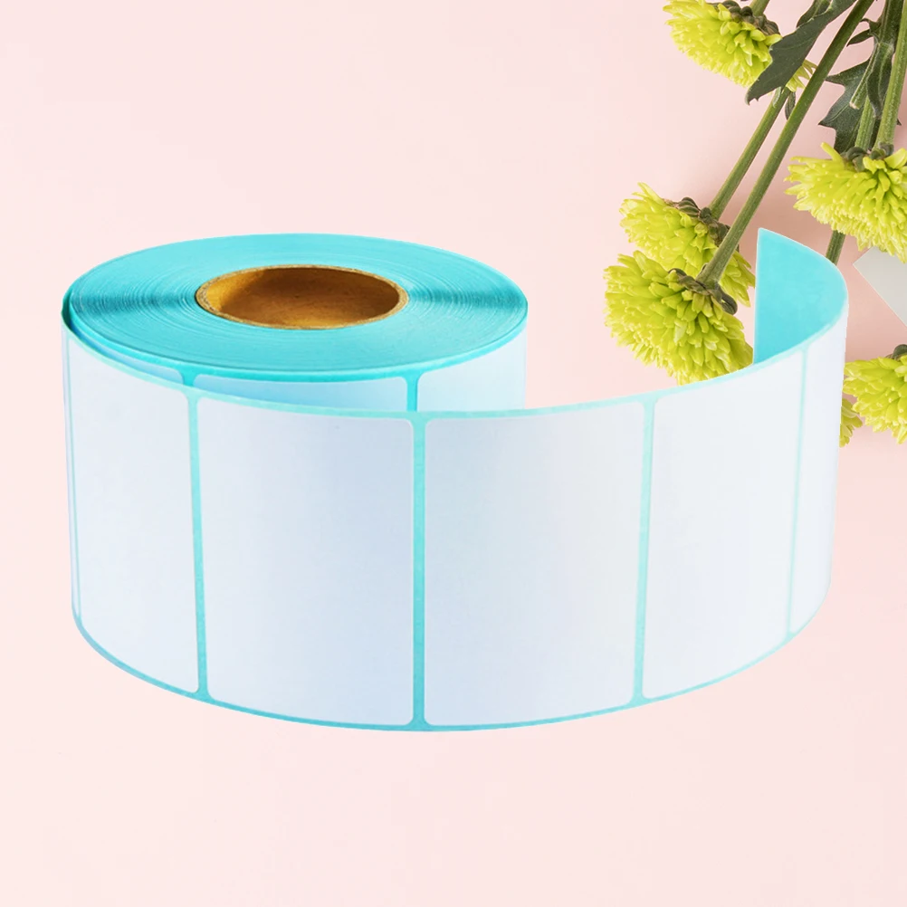 

4 Rolls Self Adhesive Sticker Labels Thermal Transfer Paper For Printers Shipping Address File Folder Office Sticky Label