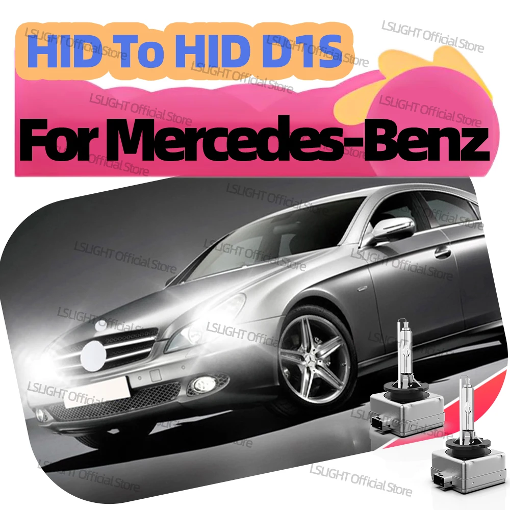 2x HID Xenon D1S D1 Car Headlight Bulbs 6000K 8000K 10000K 12V For Mercedes-Benz A B C CL CLC CLK CLS E G GL GLK M ML R S Class