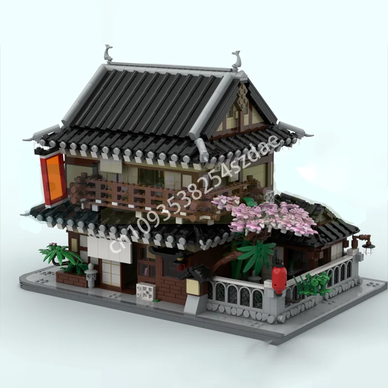

5209pcs MOC Kyoto Sushi House Modular Buildings Building Blocks Plastic Christmas toy Gift idea Brick Constructing Educational