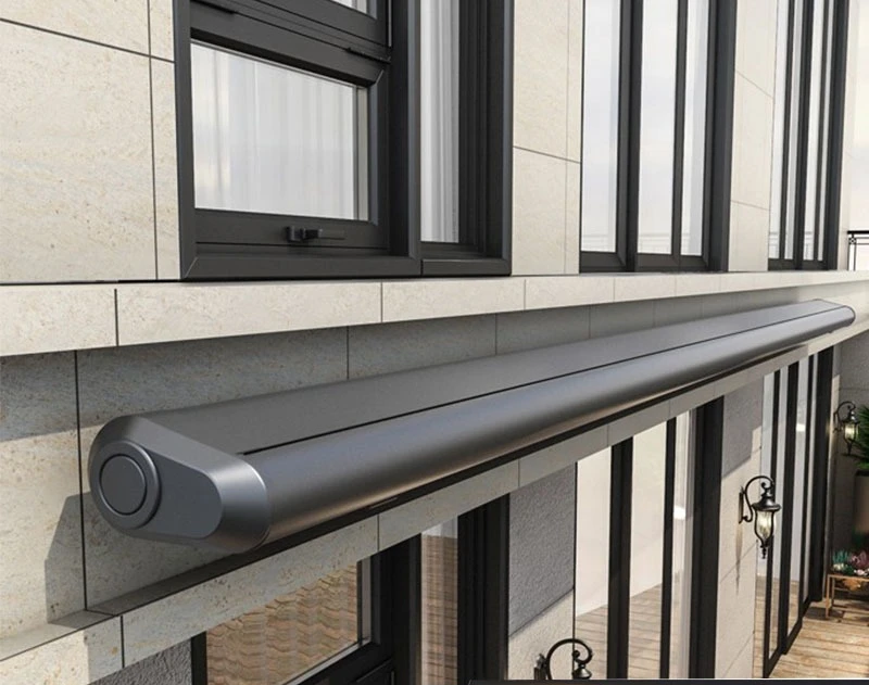 Electric Remote Control Patio Awning, Retractable Sun Shade, 3M x 2.5M, Waterproof, for Balcony Garden, Easy Installation