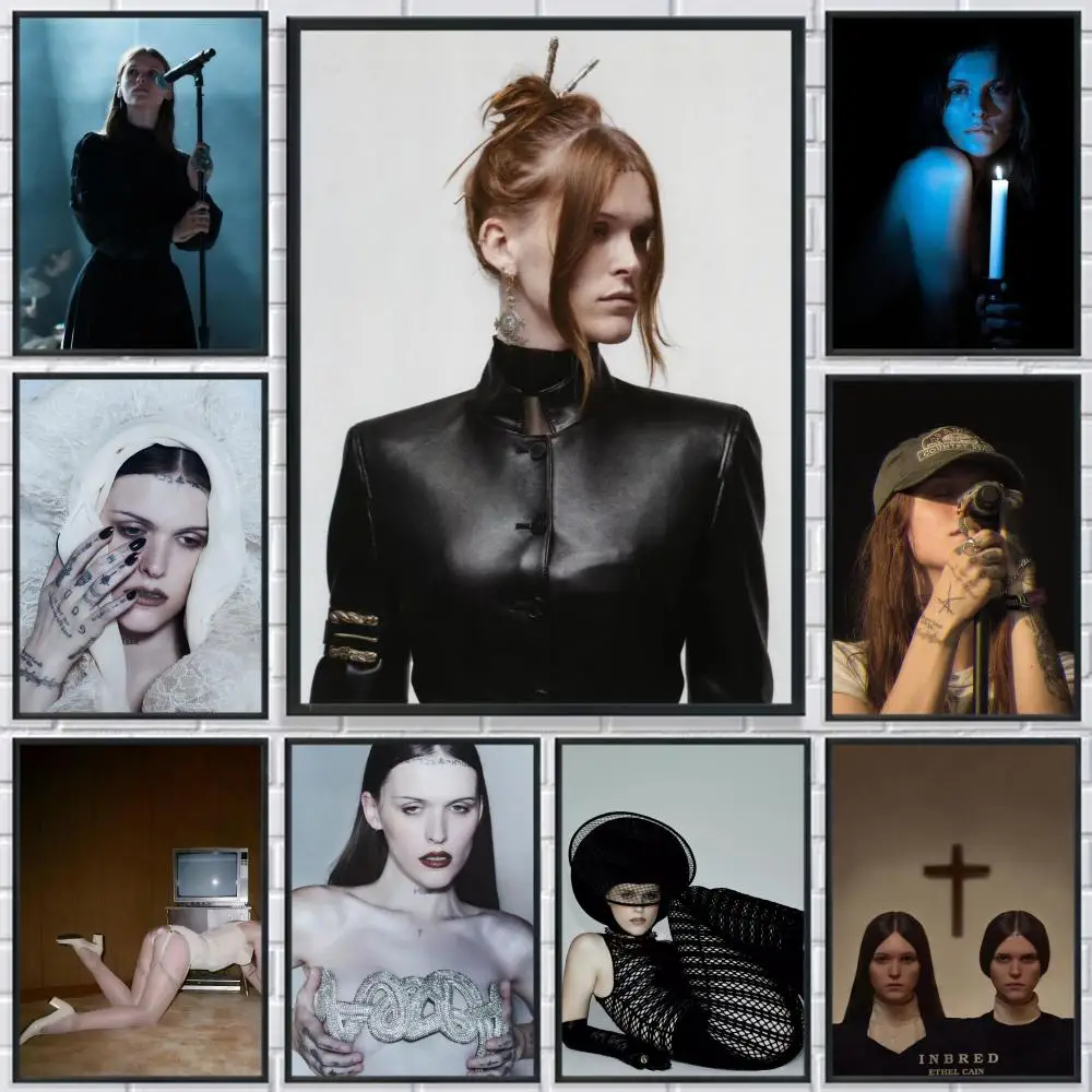 

Singer E-Ethel Cain Gothic style Poster HD Print Personalized Canvas Wall Mural Art Photos for Living Room Home Decor Durable