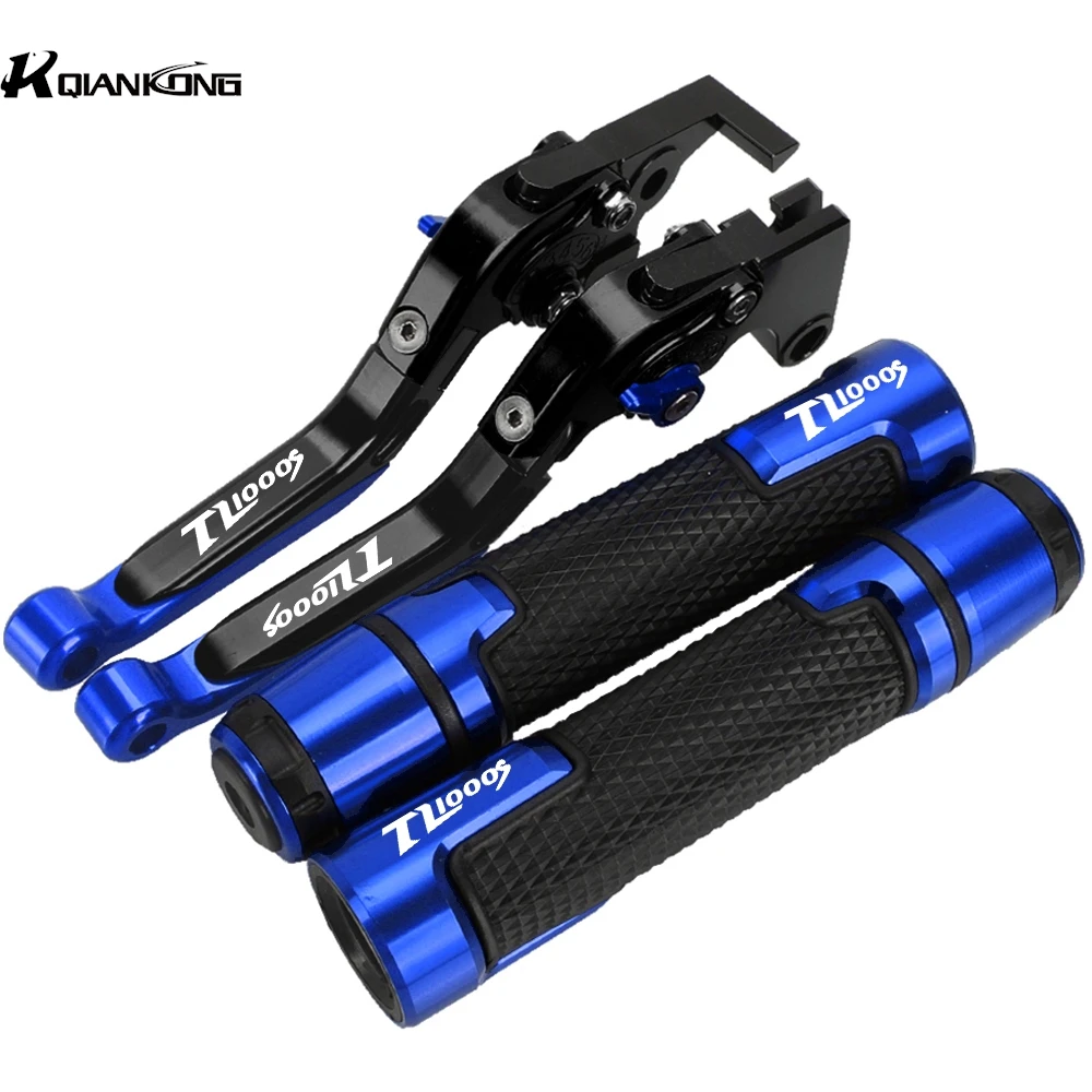 Motorcycle Accessories Adjustable Brake Clutch Levers Handlebar grips ends FOR Suzuki TL1000S TL 1000 S TL-1000S 1997-2001 2000 view 2
