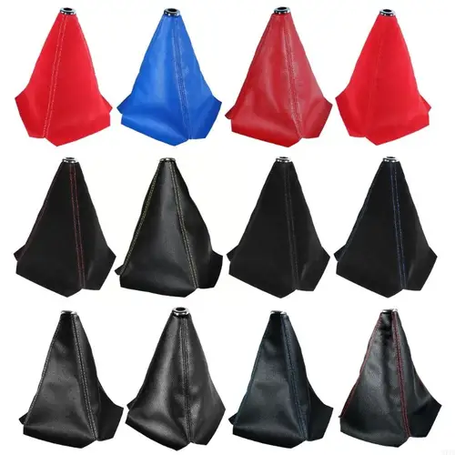 Cubierta bota palanca cambios 37JE, funda palanca transmisión Manual automática, cuero PU