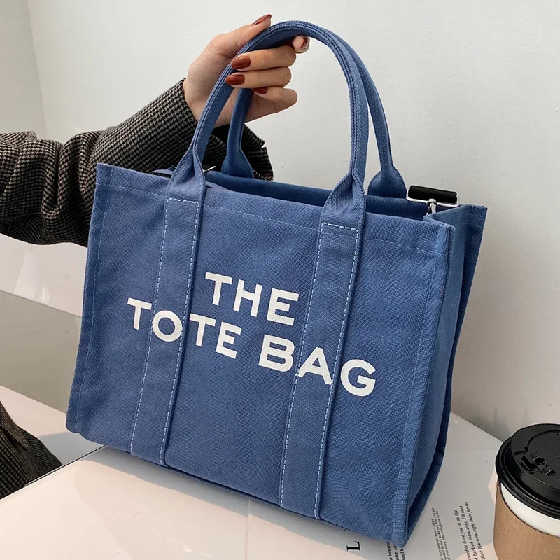 

Casual Canvas Large Capacity Tote Bag Women Handbags Designer Letters Shoulder Crossbody Bags Luxury Big Shopper Bag Purse 2023
