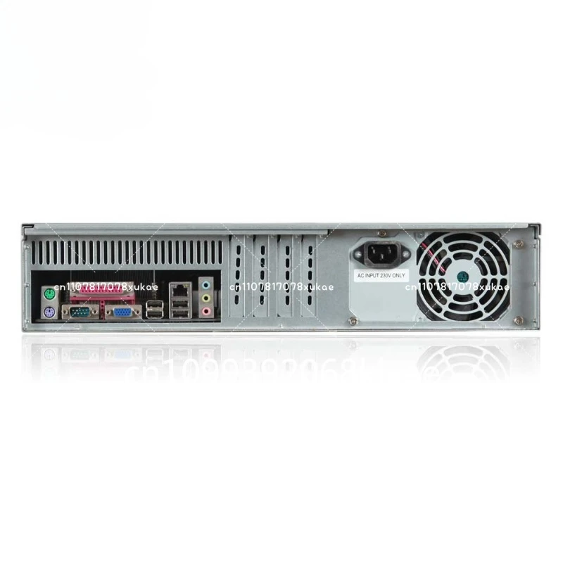 2U Chassis Dustproof, Short 330MM Standard PC Power Supply MATX Main Board Monitoring Server Firewall ROS Chassis