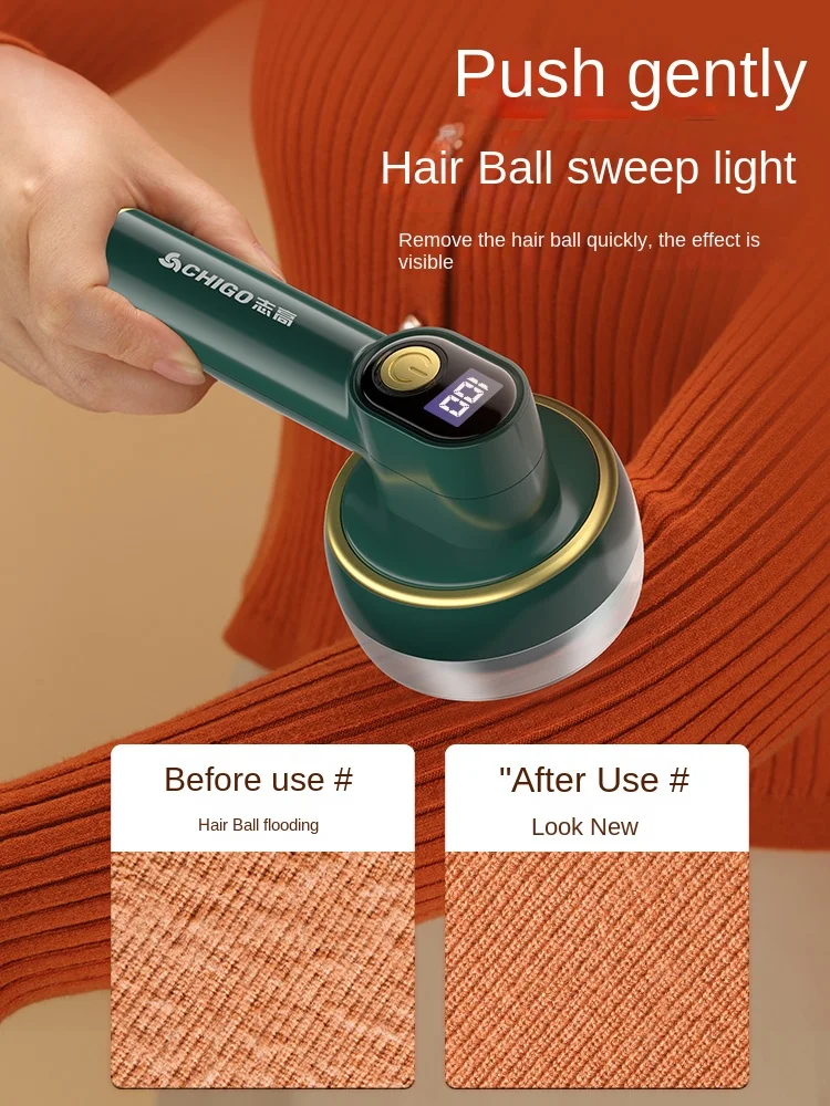 5V/220V Lint Remover with Extra Large Shaving Head, Cordless Clothes Shaver for Home Use, Rechargeable and Portable