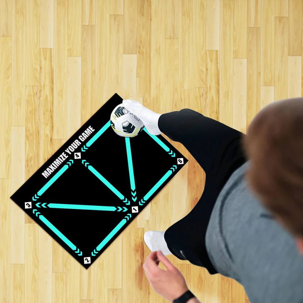 축구 발 작업 훈련 매트, 공 감각 훈련, 드리블 훈련, 축구 훈련 도구, 발 작업 연습 세계 개선 c