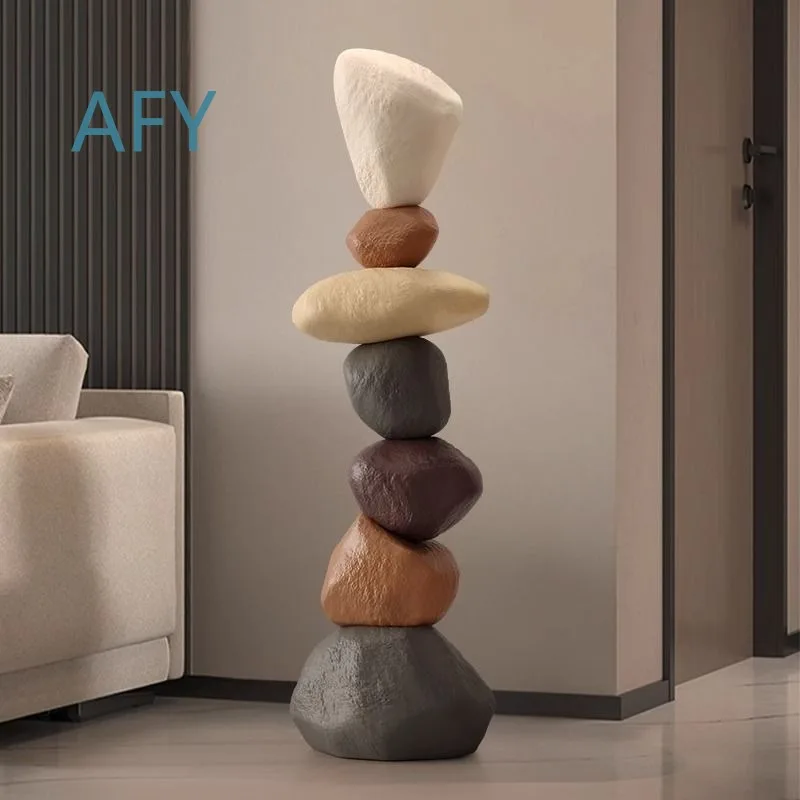 Bearing Good Luck Large Floor Decor for Living Room TV Cabinet for Luxury High End Housewarming Gift Unique Minimalist