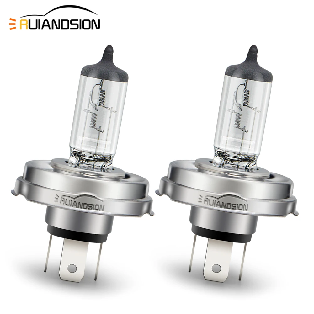 

2Pcs P45T Halogen Xenon Bulb 24V 100W Hi/Lo Beam White for Motorcycle Headlight 12V 55W Warm White Fog Light 2000Lm Super Bright
