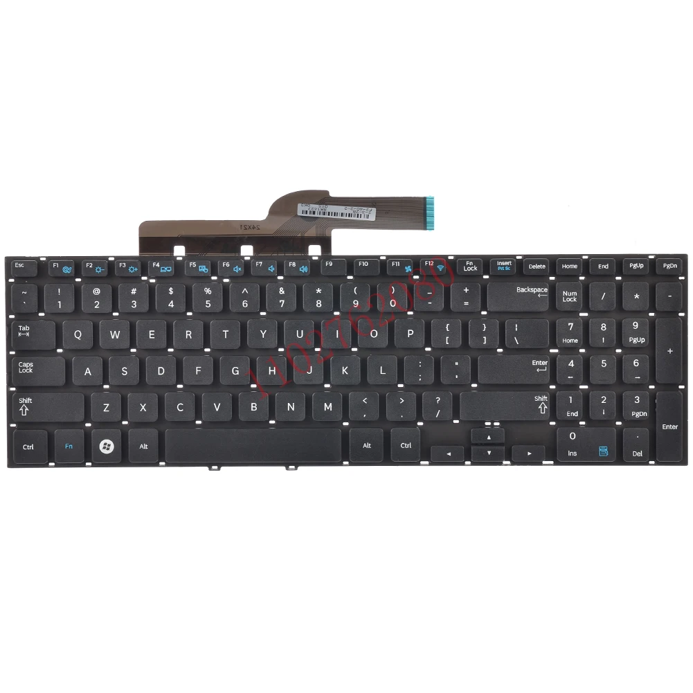 Teclado do portátil dos E.U. para Samsung, NP300E5V-A03, 355V5C, 350V5C, 550P5C, 270E5V, 275E5V, 270E5V, 270E5E, 270E5U