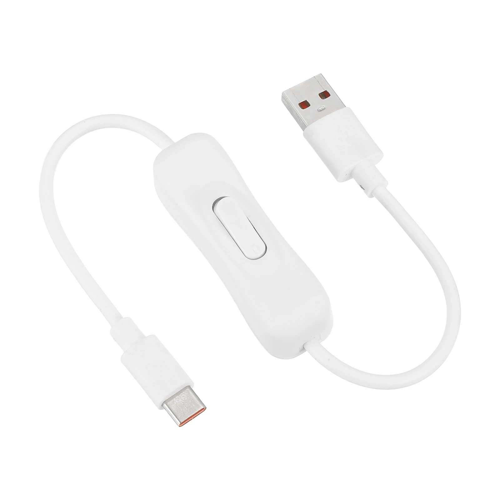 

1/2Pcs USB Extension Cable with on Off Switch 66W Fast Charging Type C to USB Male Data Power Supply Cord Wire for LED Strip Fan