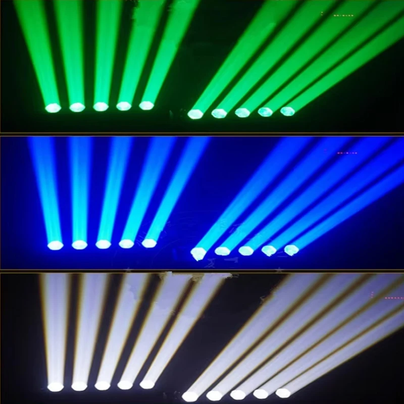 Factory Sales 5*40w RGBW 4-in-1 Led Moving Head Roatting Beam Washer Light Disco Culb Sharpy Beam Effect Dj Wedding Music Bar