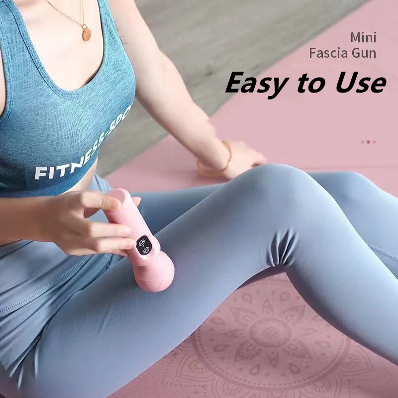 Fascia Gun Detachable Massage Gun Vibrator Neck Massage Guns Electric Massager Muscle Massager Pistol Massager Body Massagers