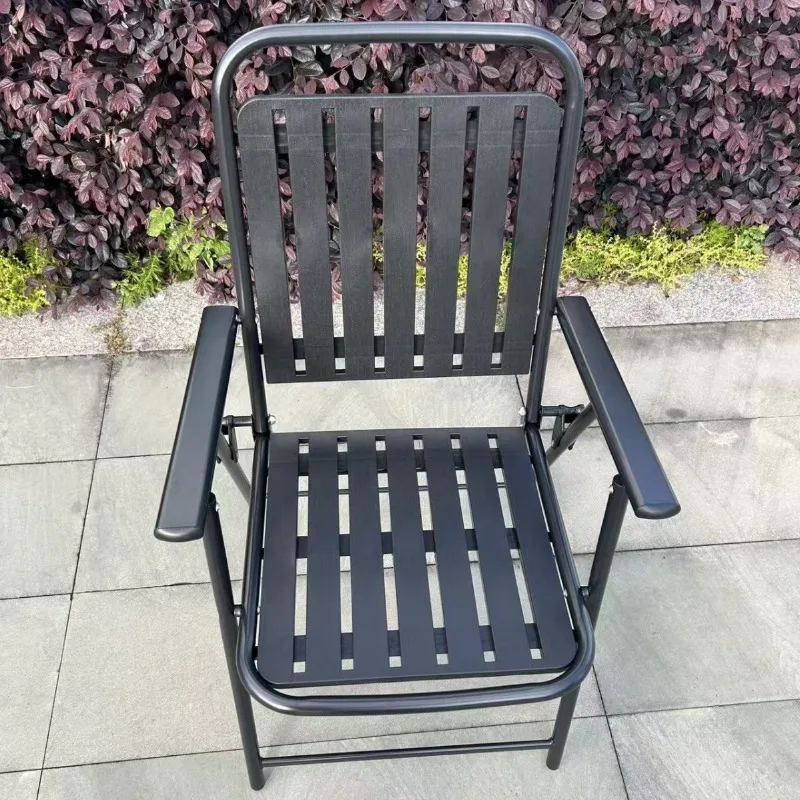 Foldable Waterproof Sunproof Leisure Chair, Portable Outdoor Relax Chair for Garden, Balcony and Cafe