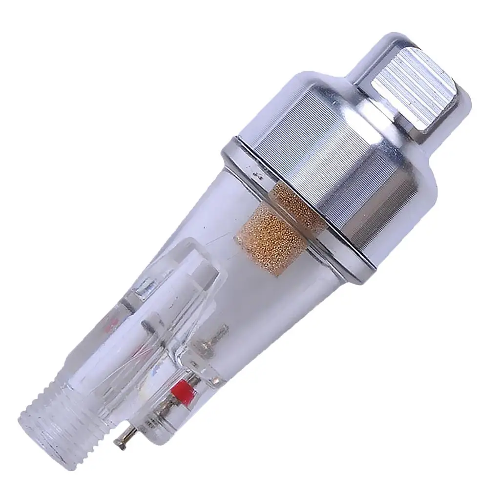 Imagem -02 - Em-linha Umidade Filtro Separador para Aerógrafo Acessórios 8