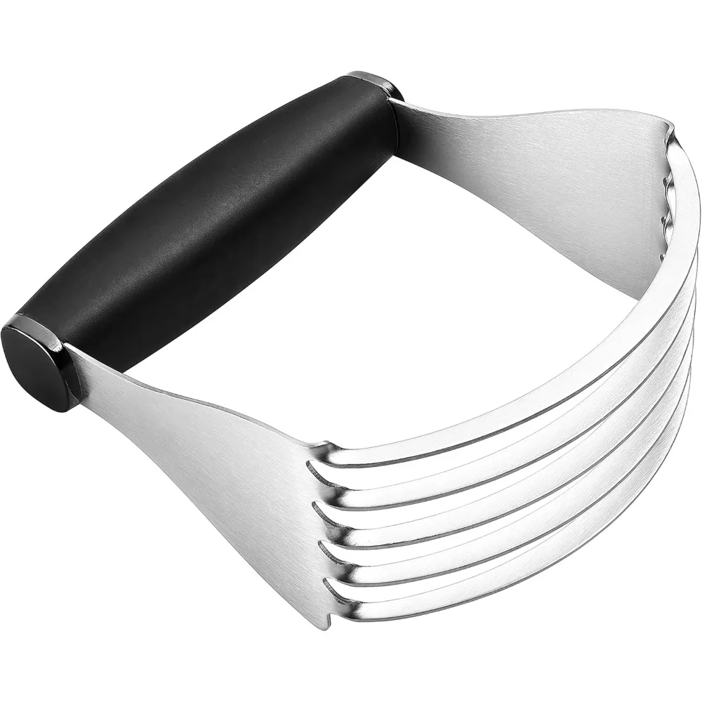 

Dough Blender For Baking, Heavy Duty Dough Cutter Tool, Stainless Steel Pastry Cutter Tool with Sharp & Sturdy Blade