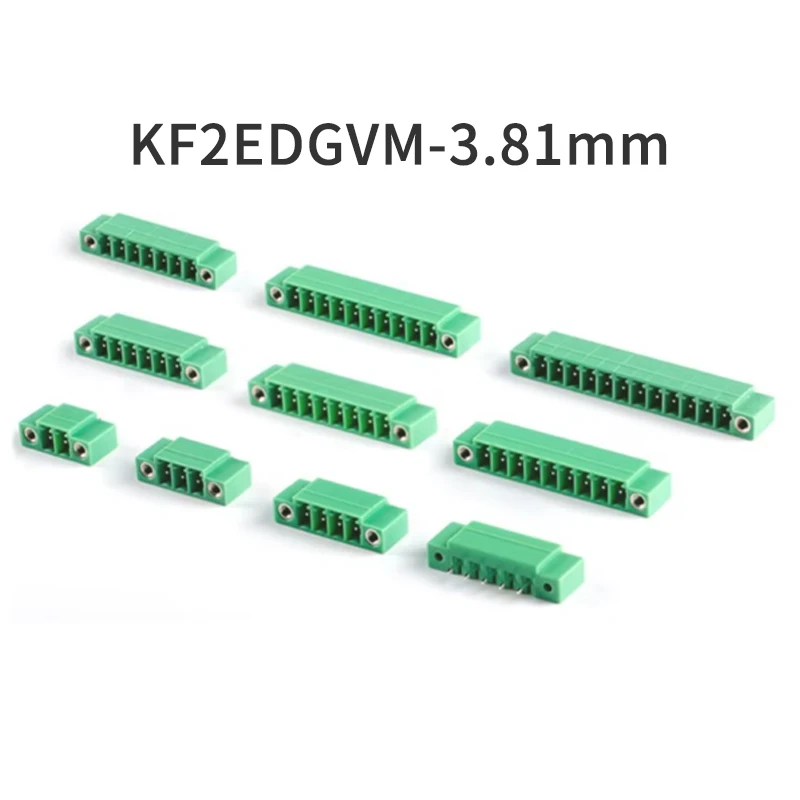 

(10 pieces) KF2EDGVM 3.81 - 2P ~24P with ear positioning straight needle connector 3.81mm spacing 2EDGVM JM 15EDGVM