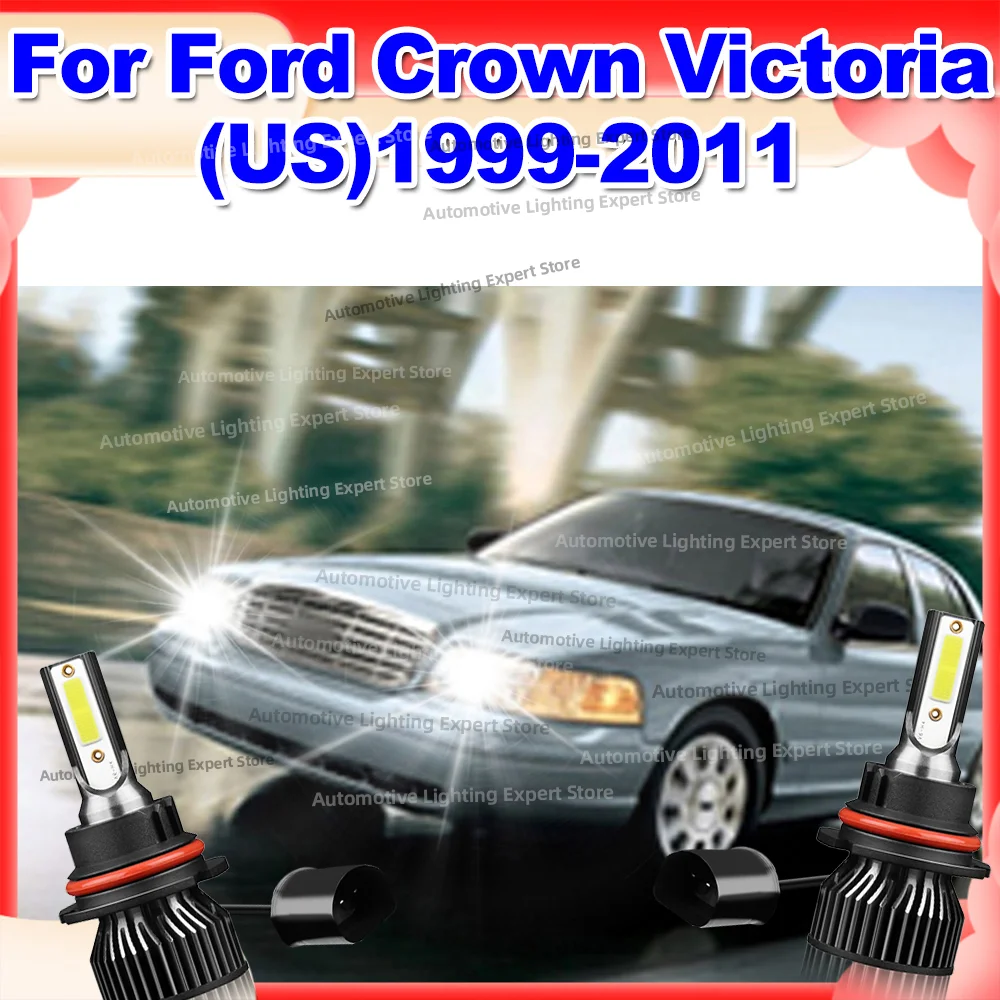 

LED Headlight Canbus Car Lamps 6000K For Ford Crown Victoria (US)1999-2011 2006 2007 2008 2009 2010
