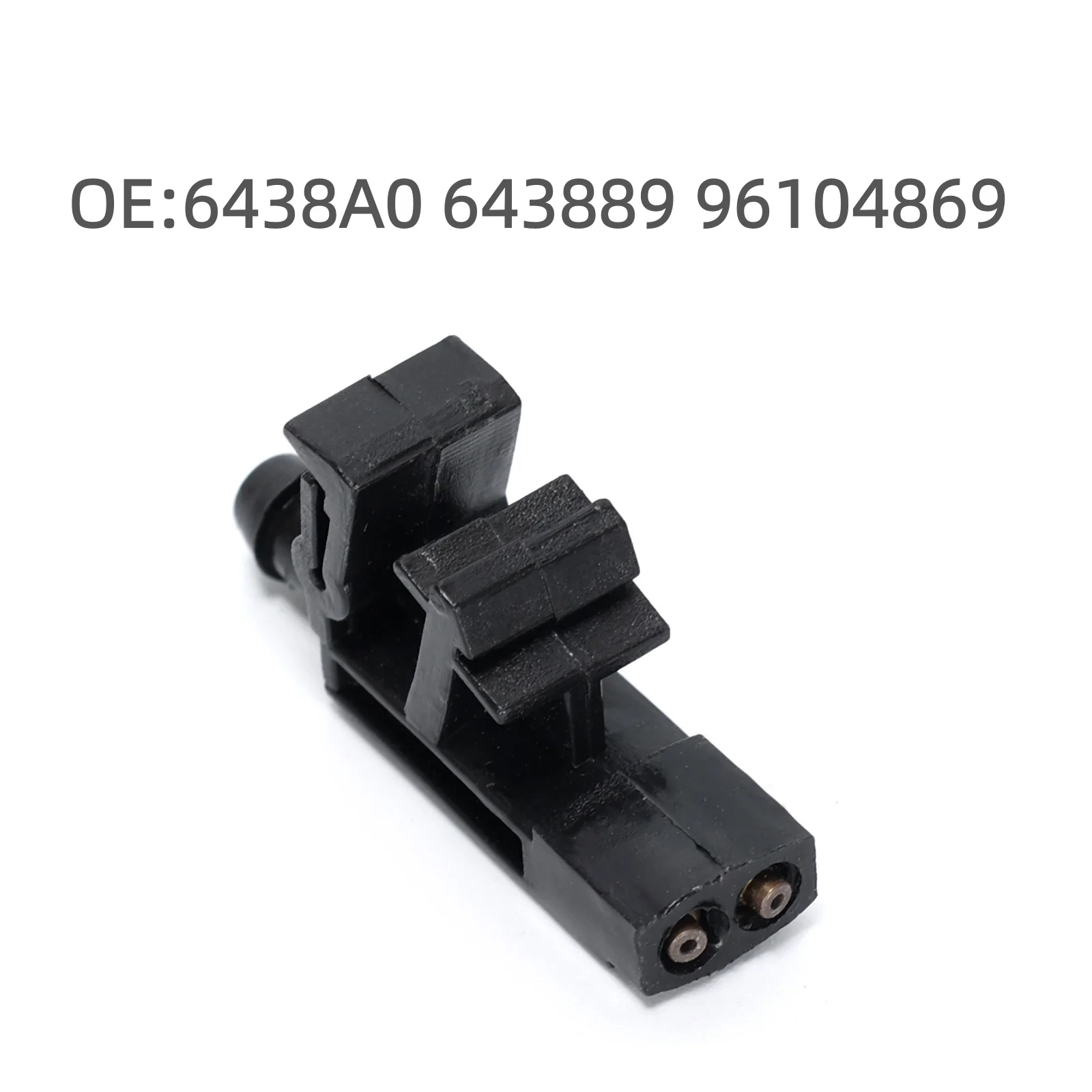 Ruimou 4 Pcs Car Windshield Wiper Nozzle OE 6438A0 643889 96104869 Compatible With Peugeot Citroen 406 605 Etc