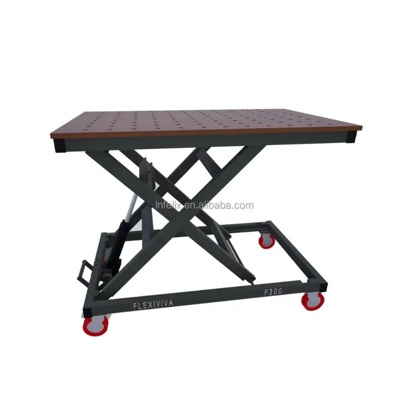 Xiangyin Workbench Electrical Air Hydraulic Motorcycle Lift Table Hydraulic Goods Lift Table