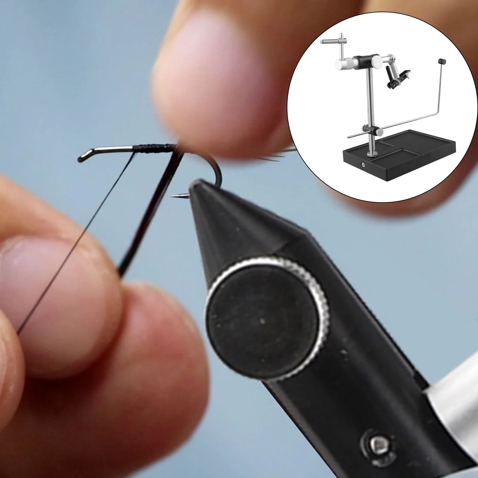 

Professional Fly Tying Vise with 360 Degree Rotation Perfect for Creating Flies and Lures Unleash Your Inner Fly Fisher