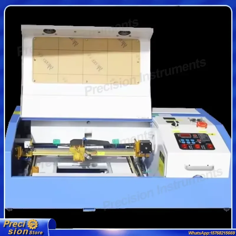 

40W CO2 Laser Engraving and Cutting Machine 3020 Desktop for Acrylic Plastic Leather Wood Metal with Delta Radha Mainboard