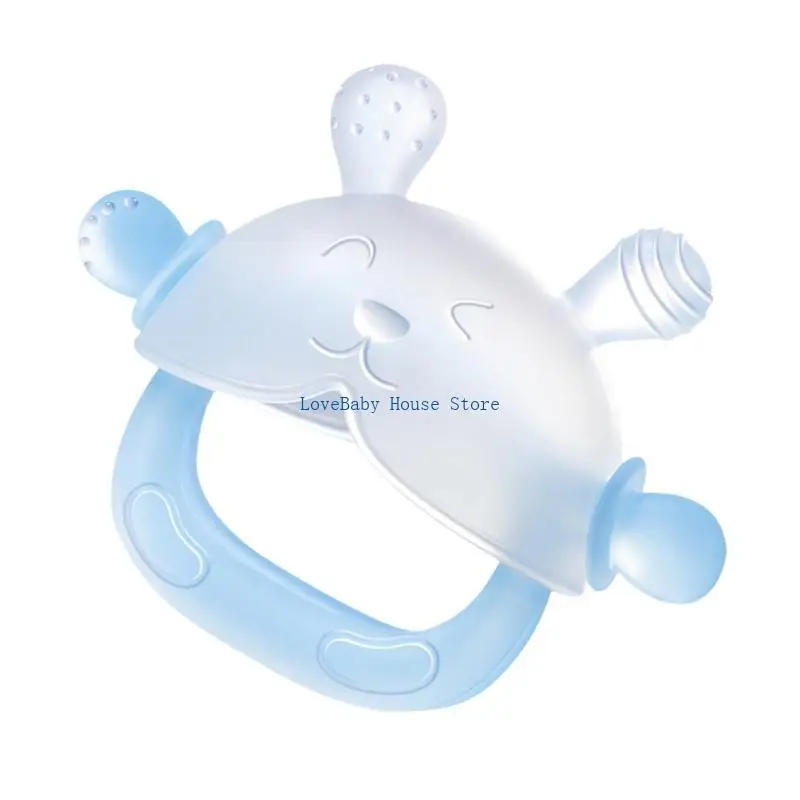 BX0D تهدئة لعبة Teether التعليمية الحسية للحيوانات الرضع Teether