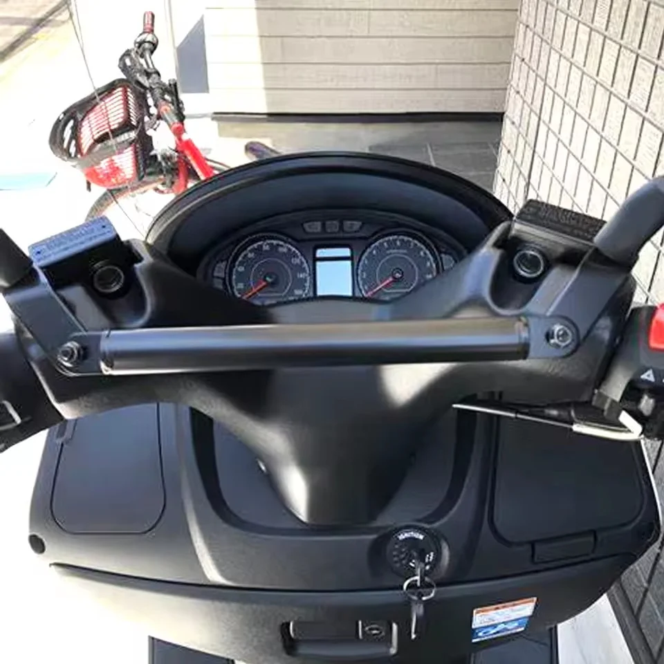 Motorcycle cellphone holder Stand Phone support GPS Navigaton Plate Bracket For Bergman 200 Bergman200 [CH41A] (15-21) view 3