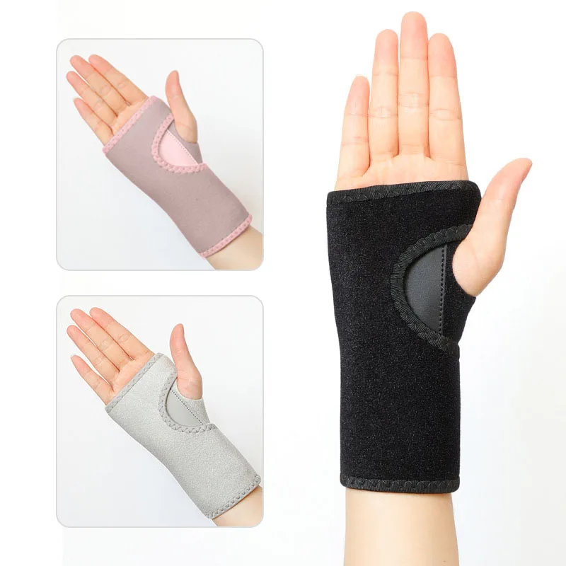 Sportowy aluminiowy stabilizator nadgarstka, ochraniacz na ścięgna, rękaw na nadgarstek, opaska uciskowa na nadgarstek z rzepem.