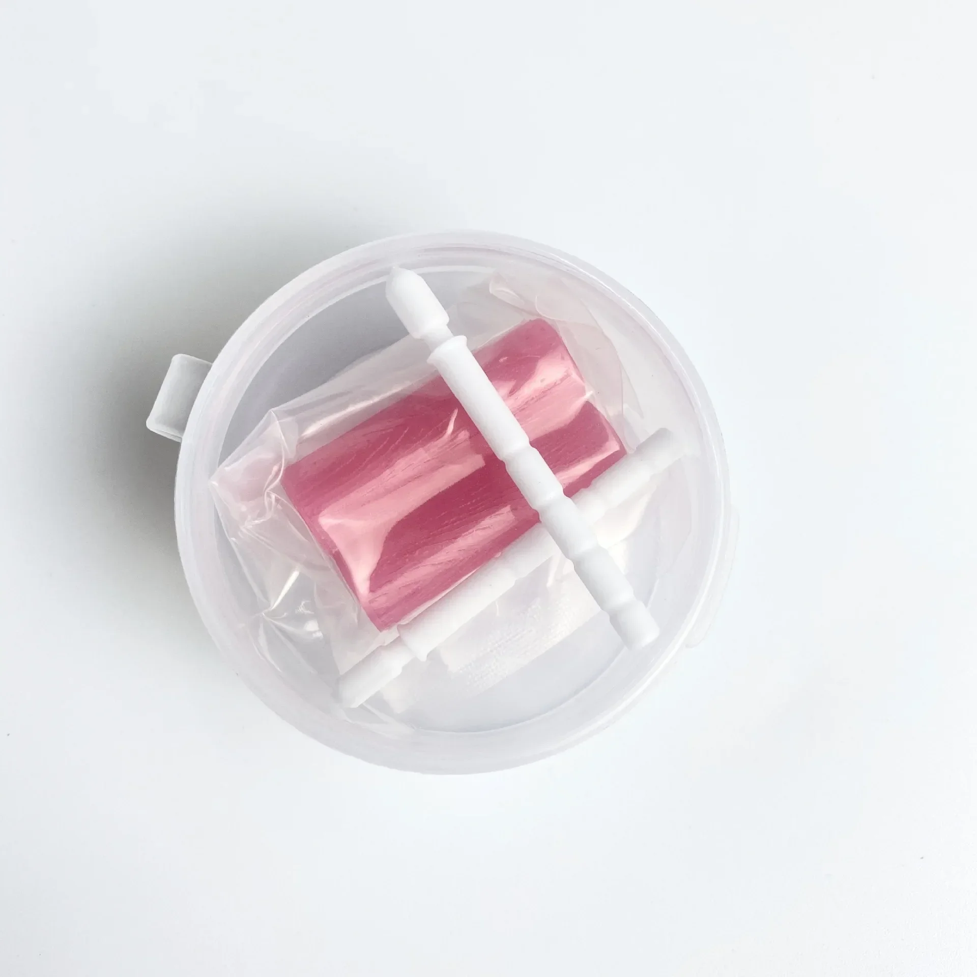 

2PCS/Box Dental Orthodontic Tooth Chew Aligners Tray Seater Invisible Material Fruit Flavor Retainer Material