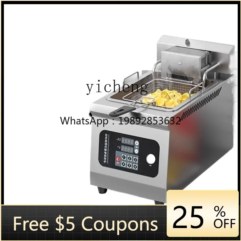 

Tqh Deep Frying Pan Commercial Automatic Lifting Electric Fryer High-End Intelligent Single and Double Cylinder Fried