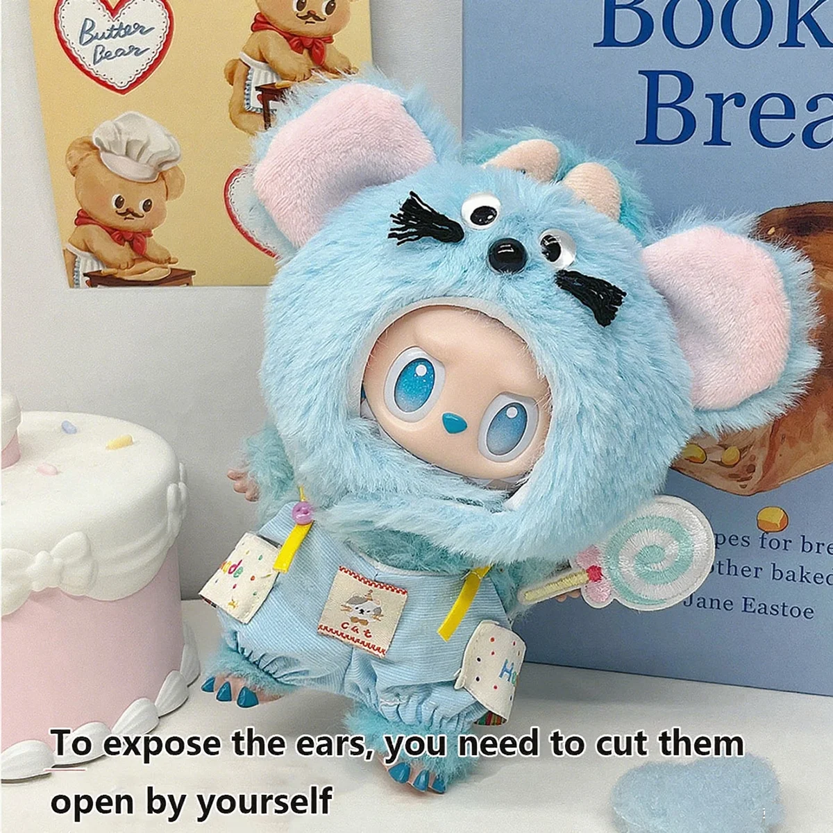 [الملابس فقط] إكسسوارات ملابس الدمى الصغيرة القطيفة لملابوبو و10 سنتيمتر ملابس دمى القطن الملابس هدية