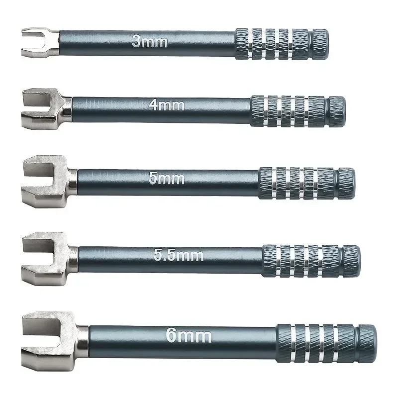 Professionele RC-sleutelset 3/4/5/5,5/6 mm, medium koolstofstaal steeksleutel voor crawler auto-koppeling tuning tool D339