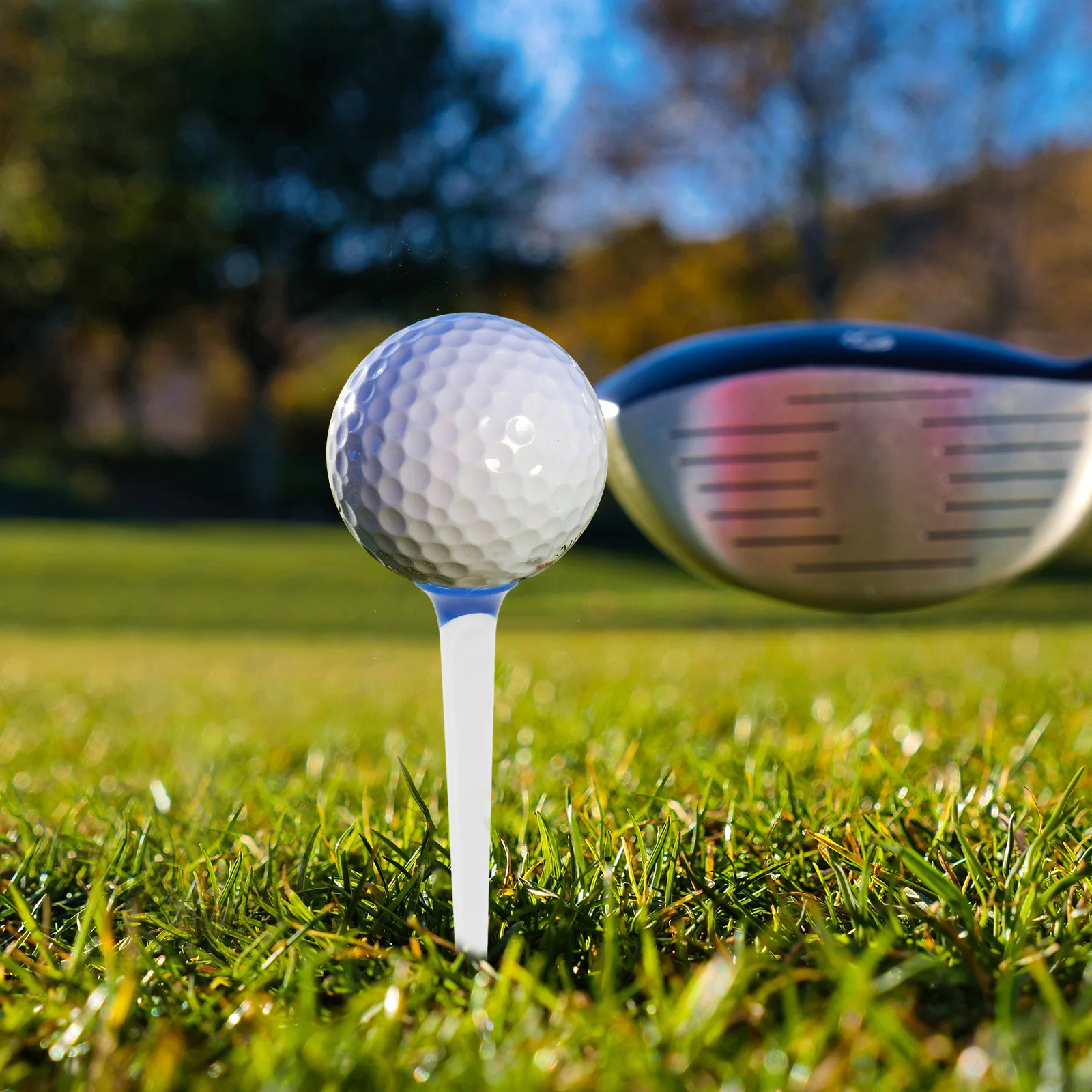 10 قطع من تي شيرتات الجولف Tpe متينة وقوية وحامل كرة ضحل للاستخدام الداخلي والخارجي ملحقات ممارسة استبدال سبايك الجولف #5