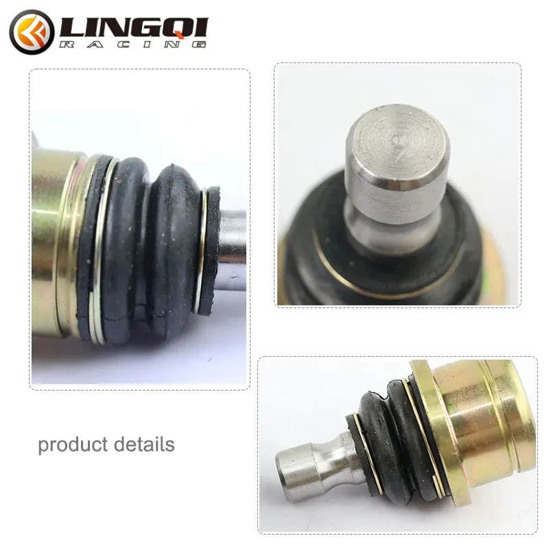 LINGQI RACING-Tête de rotule de direction pour moto, bras inférieur, alliage, 14mm, 50cc, 70cc, 90cc, 110cc, 125cc, 150cc, 200cc, 250cc