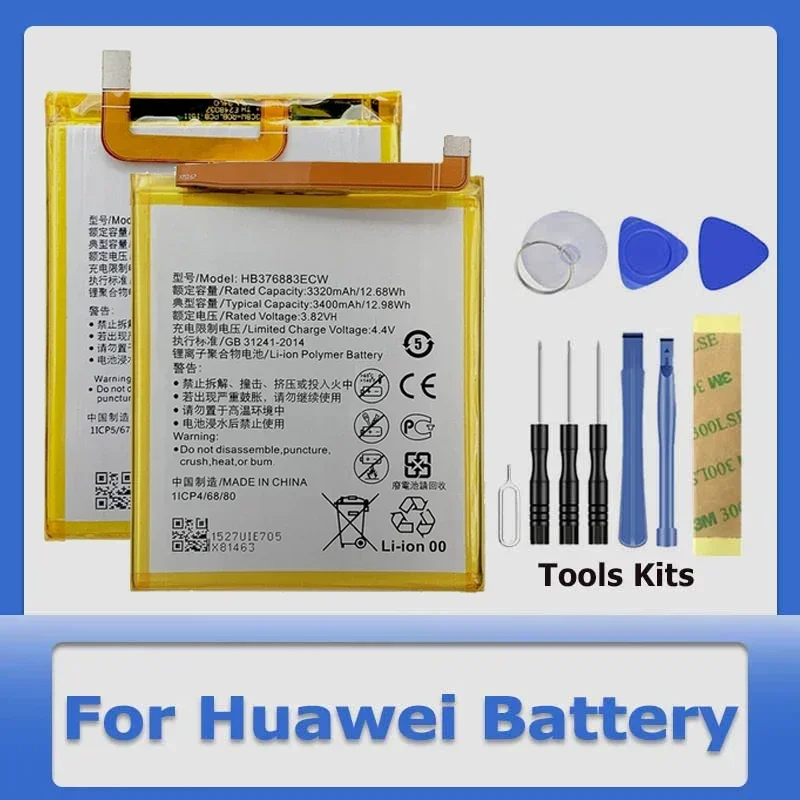 HB3543B4EBW HB434666RBC For HUAWEI Honor V8 Magic2 TNY-AL00 TL100 Note 8 Ascend P7 L07 L09 L00 L10 L05 L11 Mate S CRR-CL00+Tool