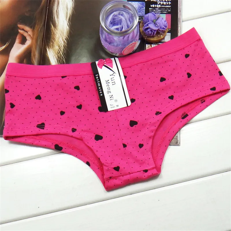 New Style 5Pcs/lot Hot Selling Cotton Women's Briefs Sexy Low-Waist Panties Ladies Underwear 86525