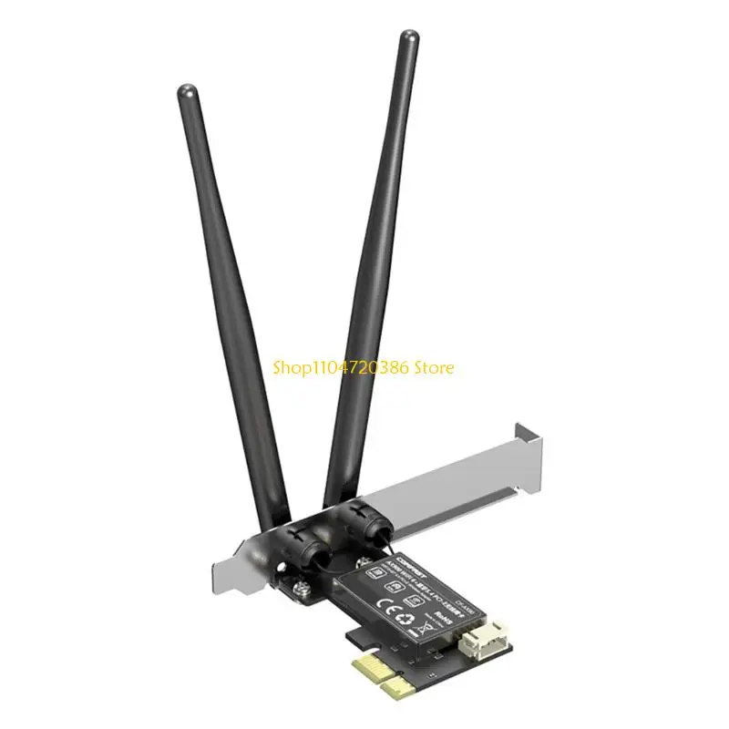

Внутренняя PCIe WiFi 6 AX900MBPS-Compatable 5.4 СЕТИНГА КАРТА ДЛЯ ПК настольного ПК с двумя полосовыми скоростями 900 Мбит / с.