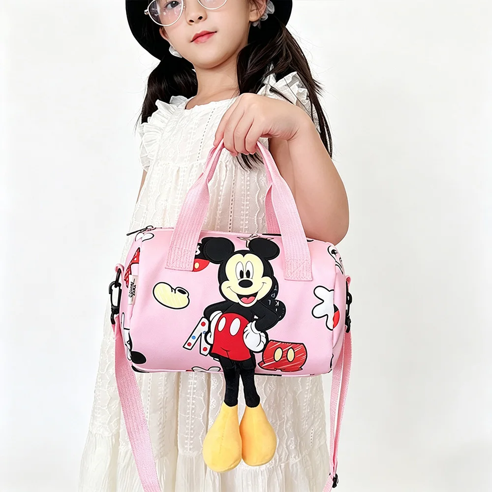 Damen-Handtasche aus Canvas mit großem Fassungsvermögen, modische Umhängetasche mit Cartoon-Design, Einkaufstasche – Detail 12
