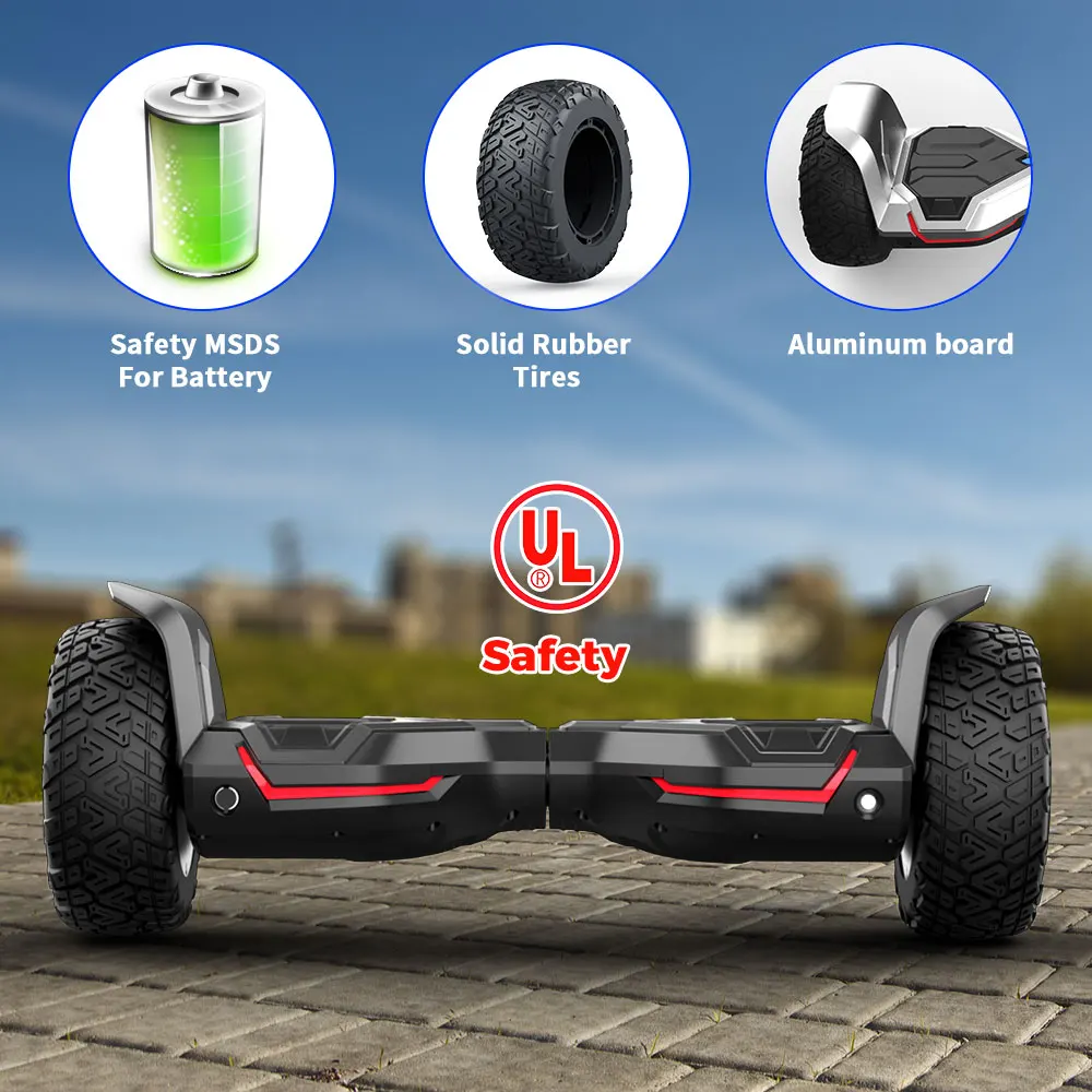 Gyroor Professional System 16km/h 8.5 Inch Electric Scooter Hoverboard Blue Tooth 700w Hover Hoverboard