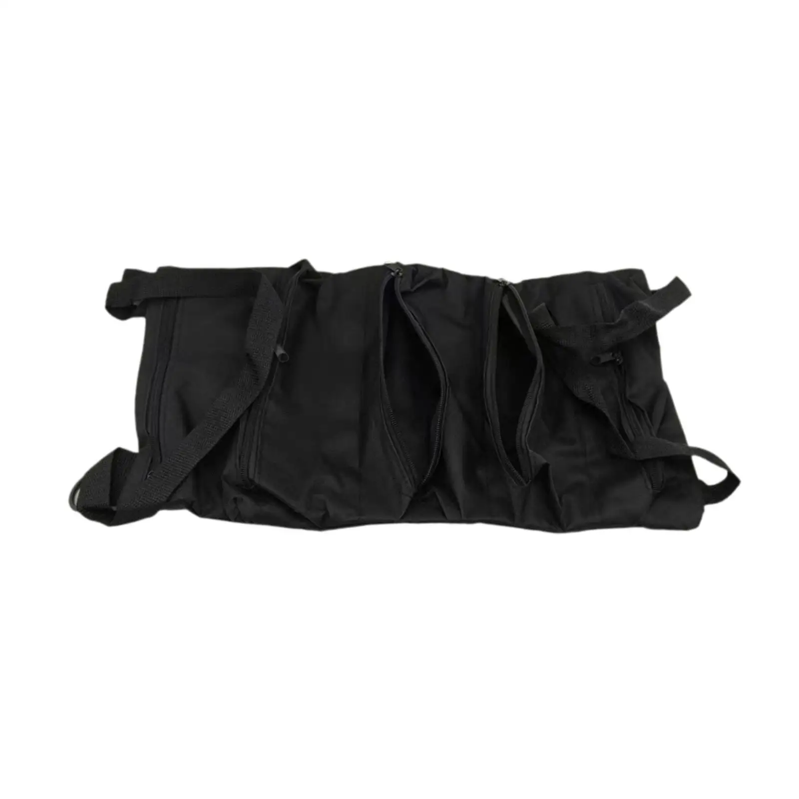 Tool Roll up Bag Handbag with 5 Zipper Pockets Portable for Motorcycle Truck