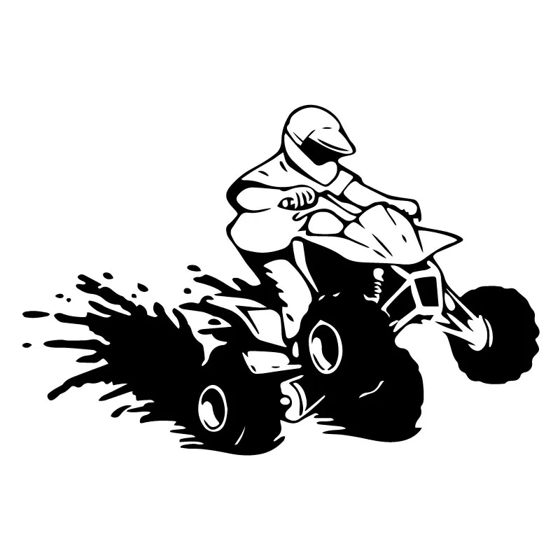 

18.3CM * 12.3CM creative motorcycle rider sticker personalized car motorcycle decoration fashion car sticker Car Body