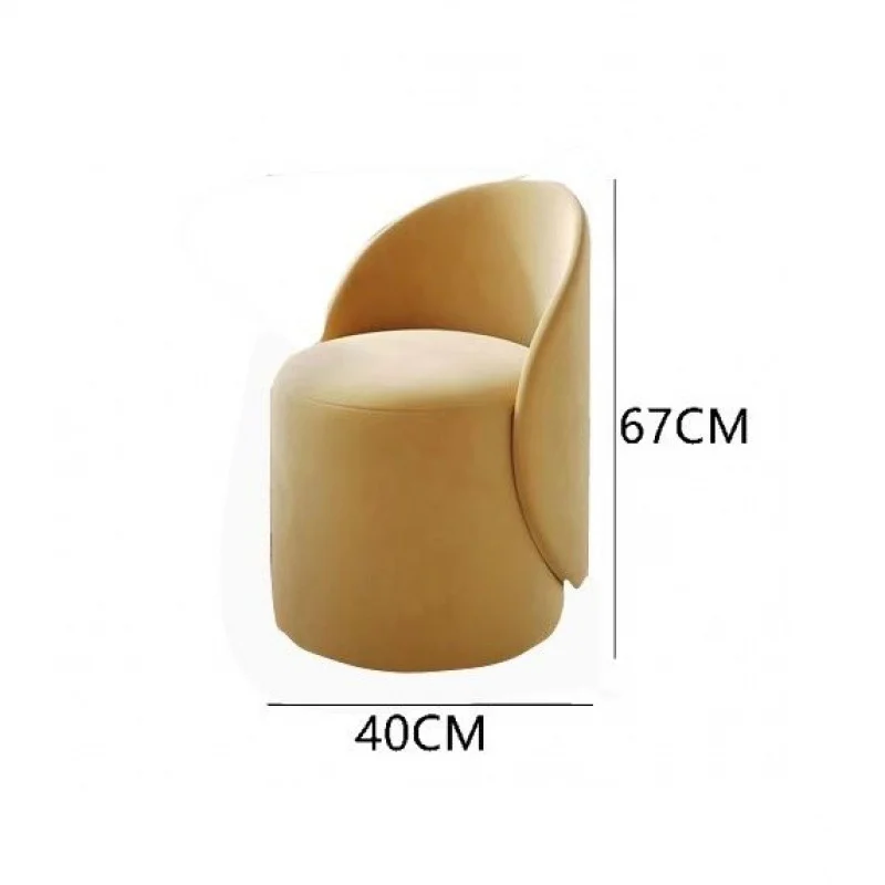 2024 Nordic Minimalist Style Make Up Chairs With Rotatable Backrest And Comfortable Waist Suitable For Bedrooms And Living Rooms